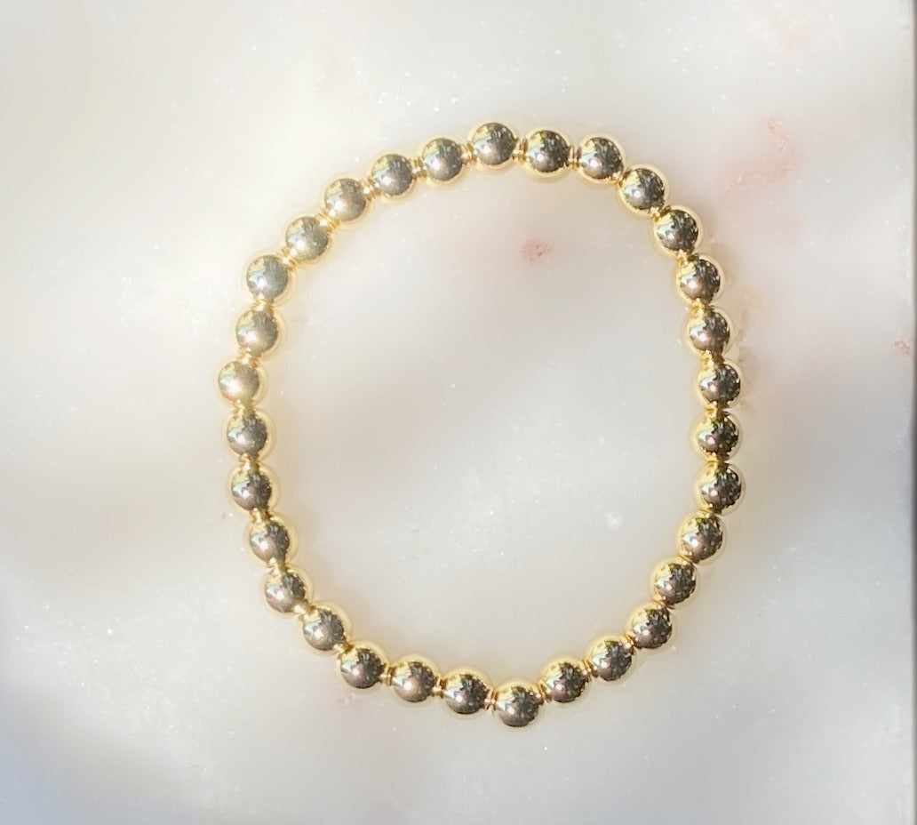 9ct gold ball on sale bracelet